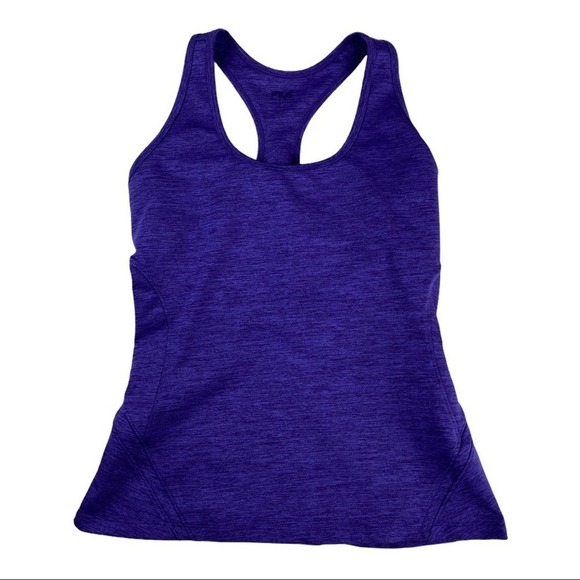 FILA Racer Back Workout Tank w built in bra - Picture 1 of 11